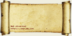 Planinka Ćebović vizit kartica